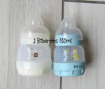 Lot de 2 biberons 130 Ml