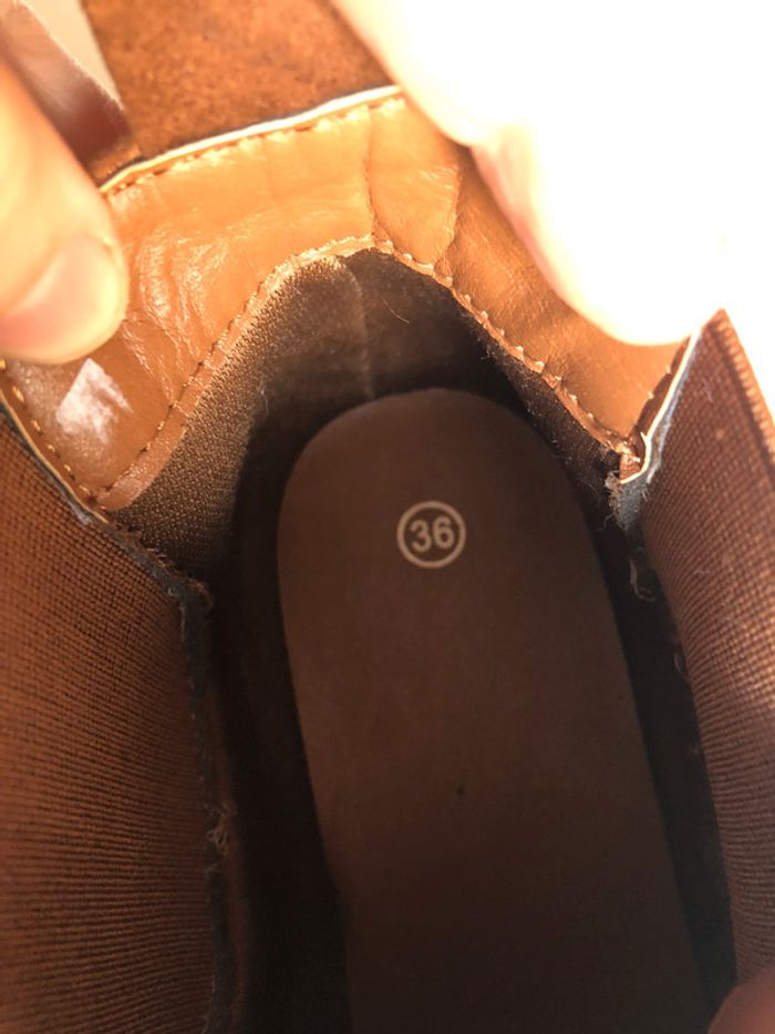 Bottines#pointure 36#proches du neuf - photo numéro 5