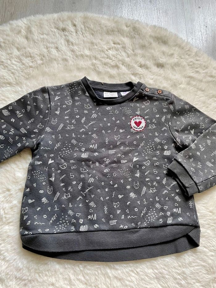 Lot de 4 sweat 24 mois - 86 cm - photo numéro 4