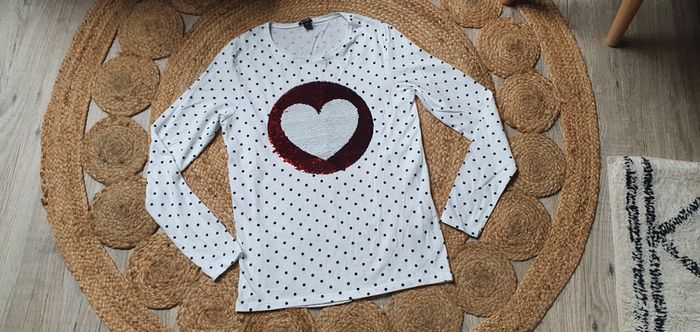 T-shirt à pois kiabi en 12 ans