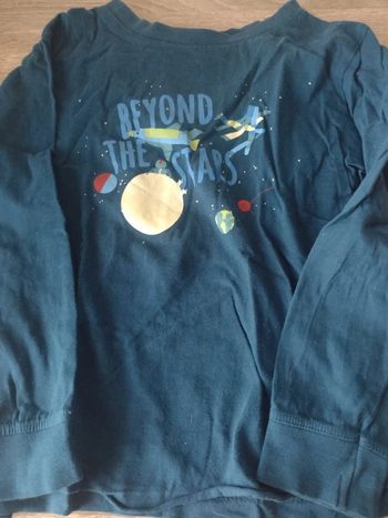 Tee shirt manches longues garçon 4-5 ans tex