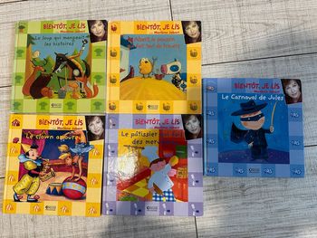 5 livres enfants bientôt je lis
