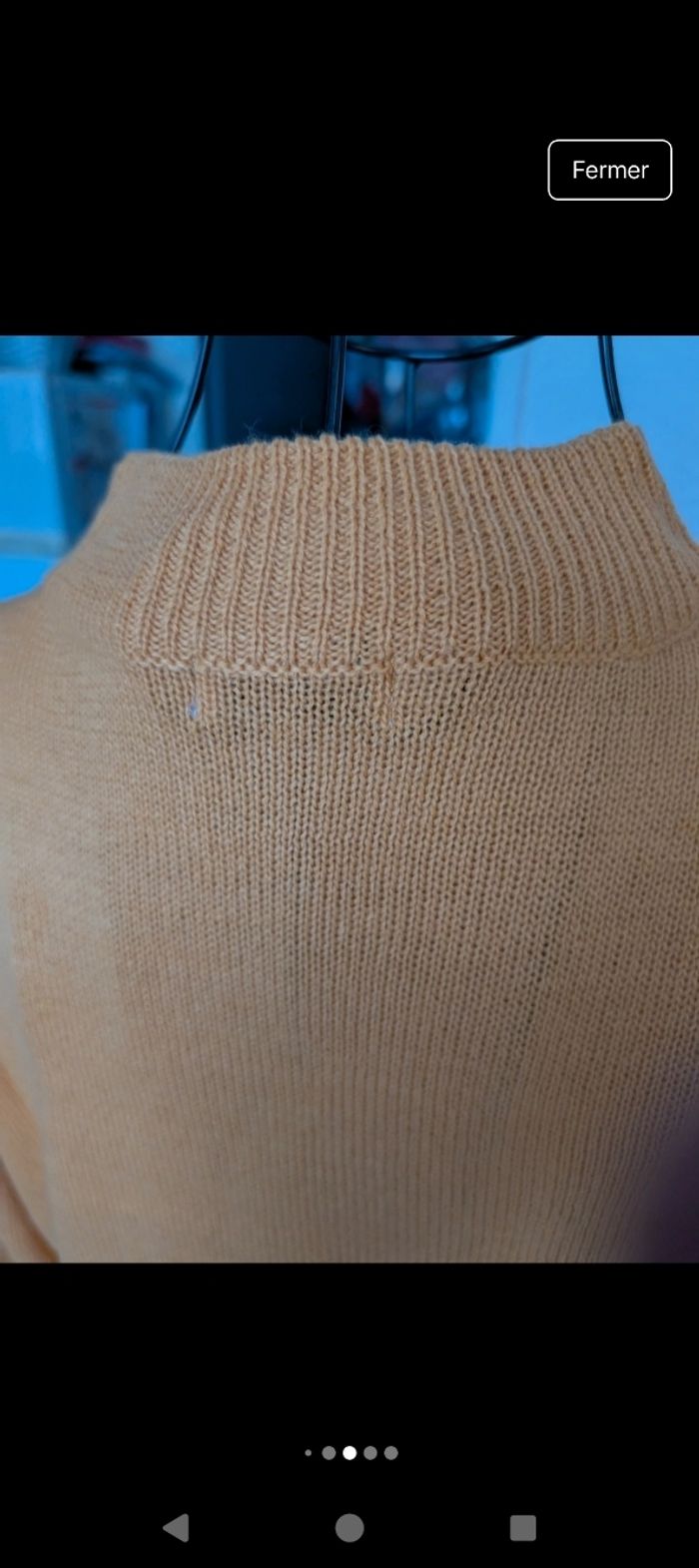 Magnifique pull col montant Damart en parfait état taille L - photo numéro 5