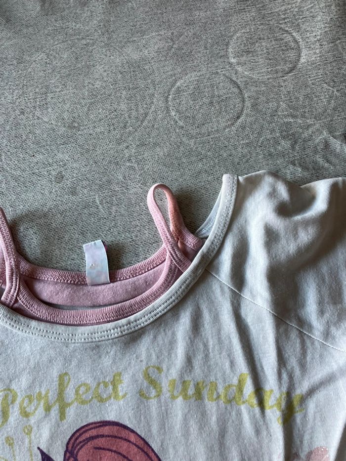 T-shirt stylé effet débardeur – Taille 12 ans – Marque KMG - photo numéro 4