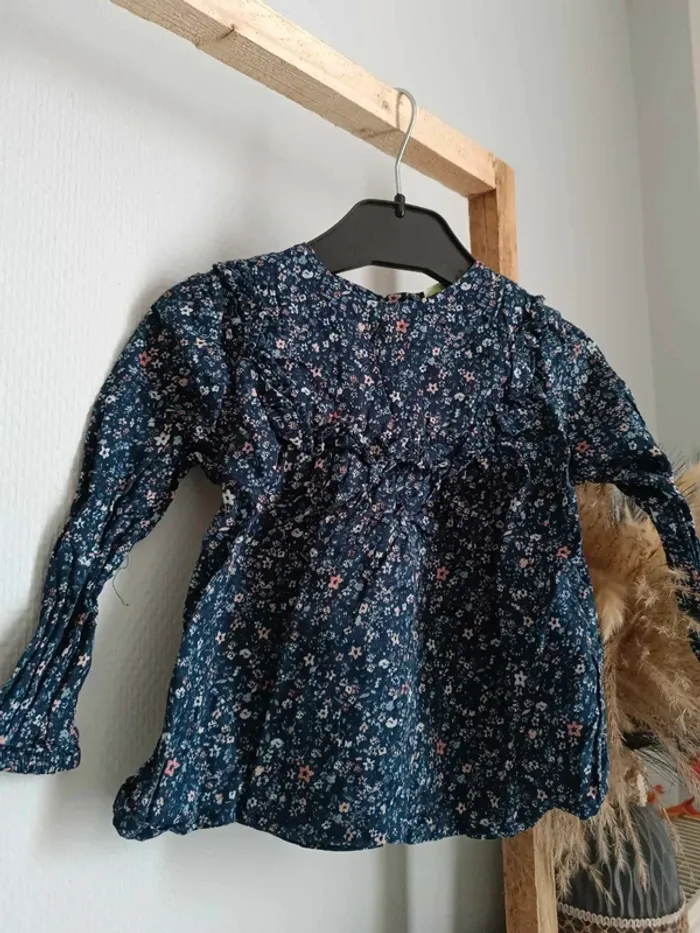 Blouse fleuri 18 mois Tape à l'oeil