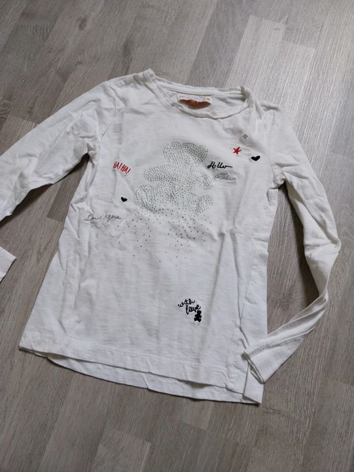 Tee-shirt manches longues lulu castagnette 10 ans