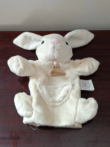 Doudou marionnette Lapin