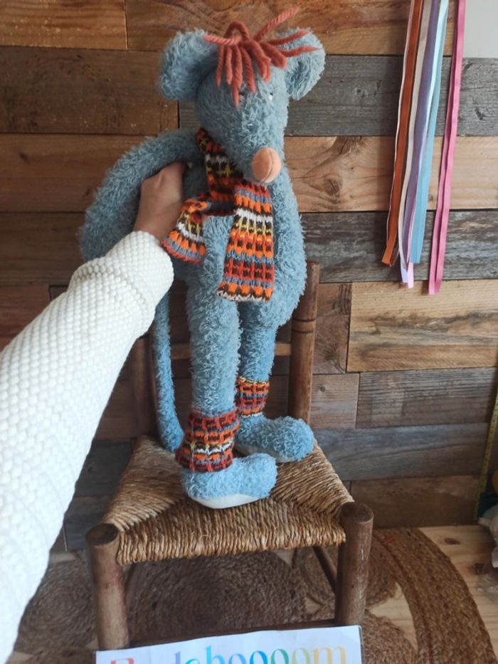 Peluche souris bibiche moulin roty - photo numéro 4