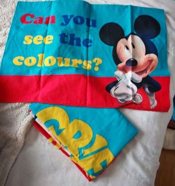 Parure de lit Mickey 