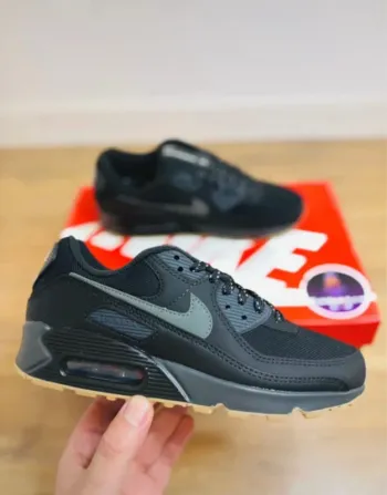 Nike Air Max 90 Black Gum Dark Smoke Grey Taille 38.5