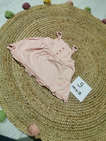 Robe bretelles 9 mois