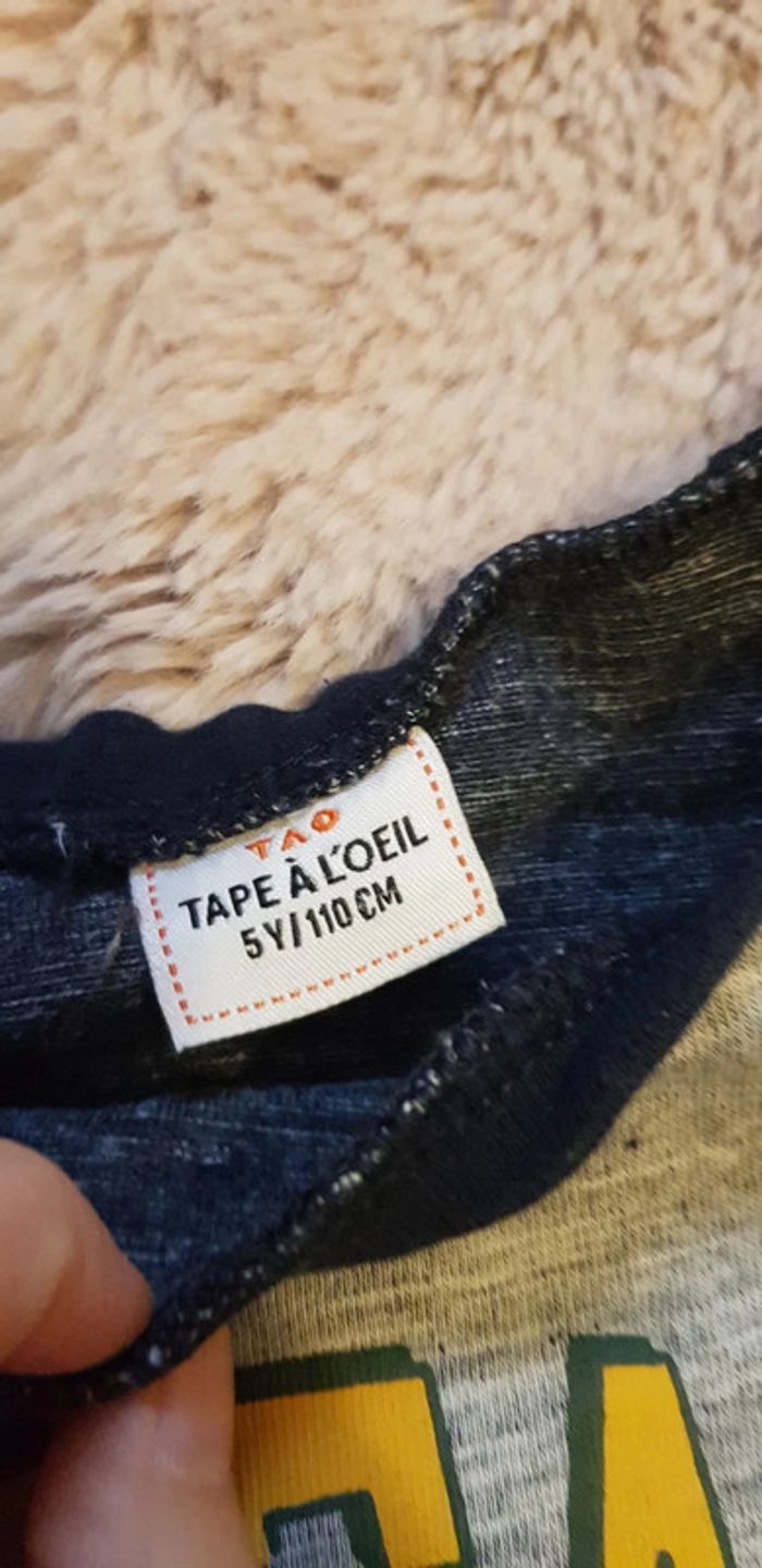 Lot de 2 hauts manches longues garçon 5 ans - photo numéro 5