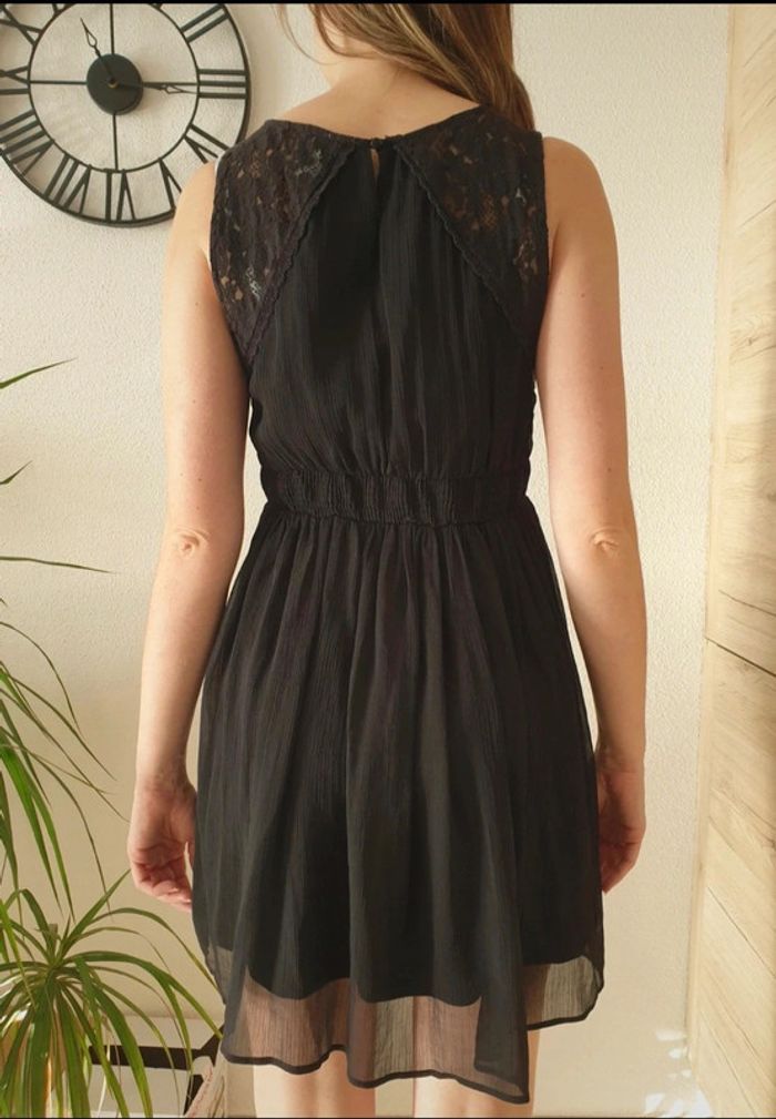 Robe courte noire volantée vero moda - photo numéro 3