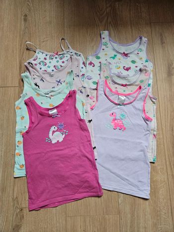 Lot de 7 débardeurs Zeeman 8 ans