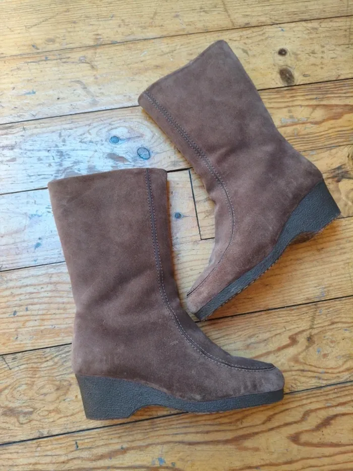 Bottines en mouton retourné - photo numéro 3