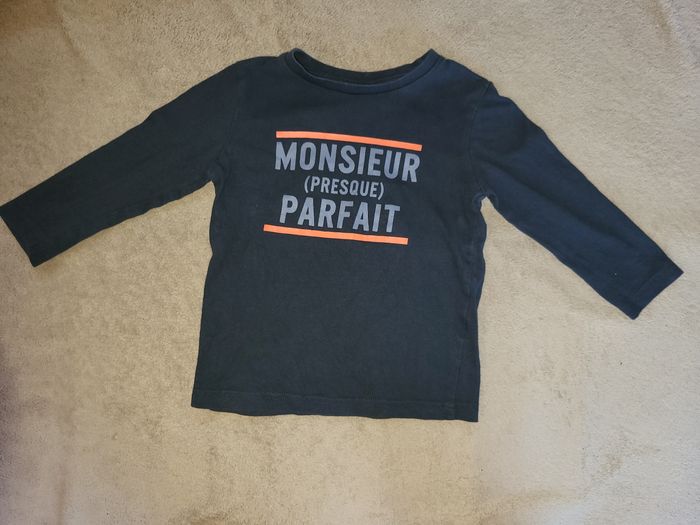 T-shirt garçon manches longues 3 ans - photo numéro 2