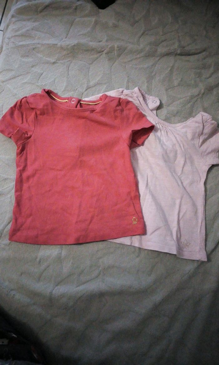 Lot deux t shirt roses