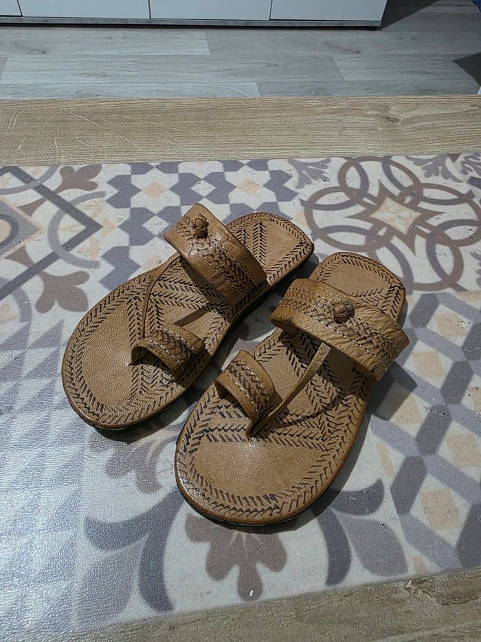 Lot 2 paires sandales traditionnelles africaines (Taille 28/29) - photo numéro 2