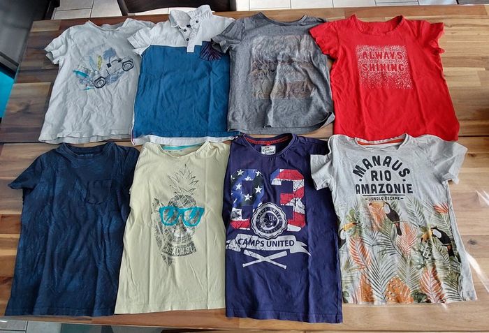 Lot de 8 t-shirts 8 ans garçon - photo numéro 2