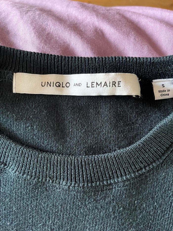 Pull UNIQLO bleu marine homme, S - photo numéro 2