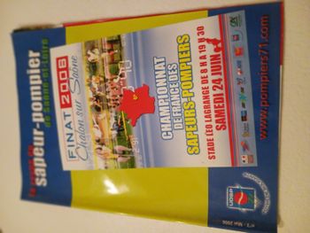 la revue du sapeur pompier de Saône et Loire N° 3 de 2006