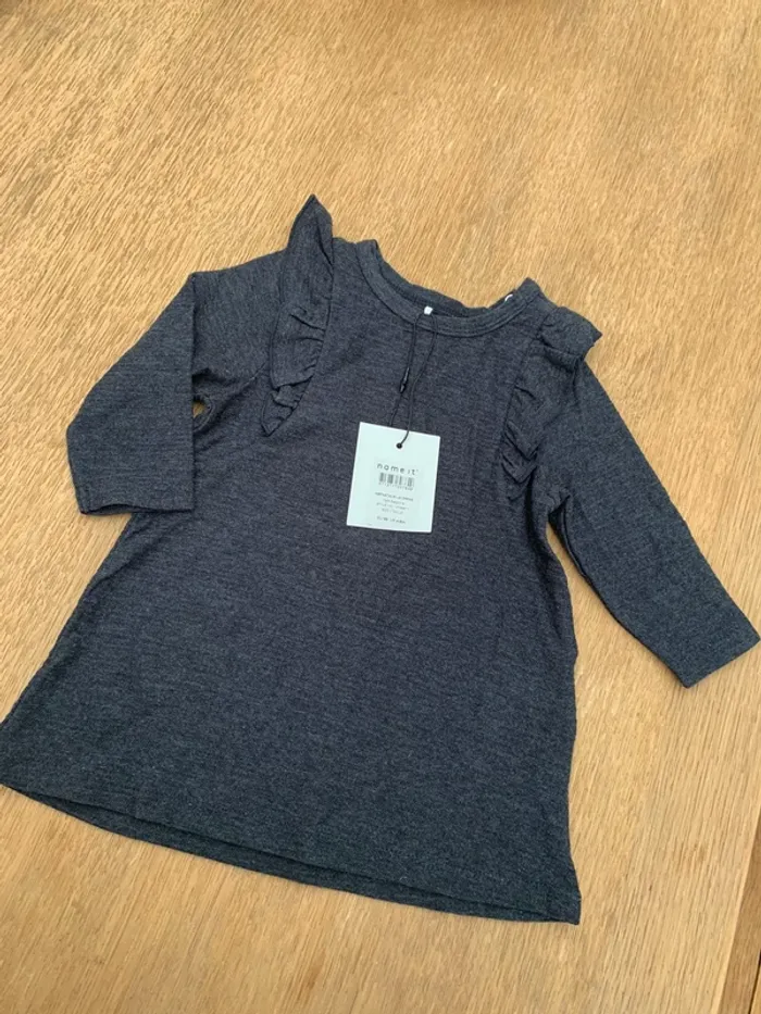 Robe grise name it taille 68 Neuve