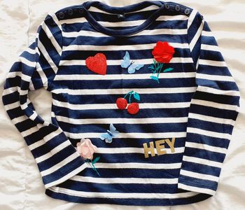 T-shirt manches longues fille 3-4 ans