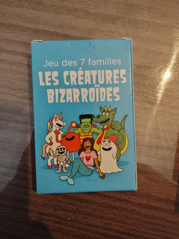 Jeu 7 familles Créatures Bizarroïdes 