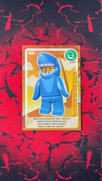Carte Lego Créé ton Monde #078 - L'homme-requin