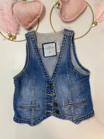 Gilet en jeans fille - Taille 9/10 ans