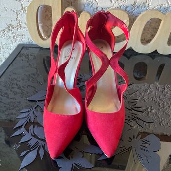 Chaussures femme à talons rouges