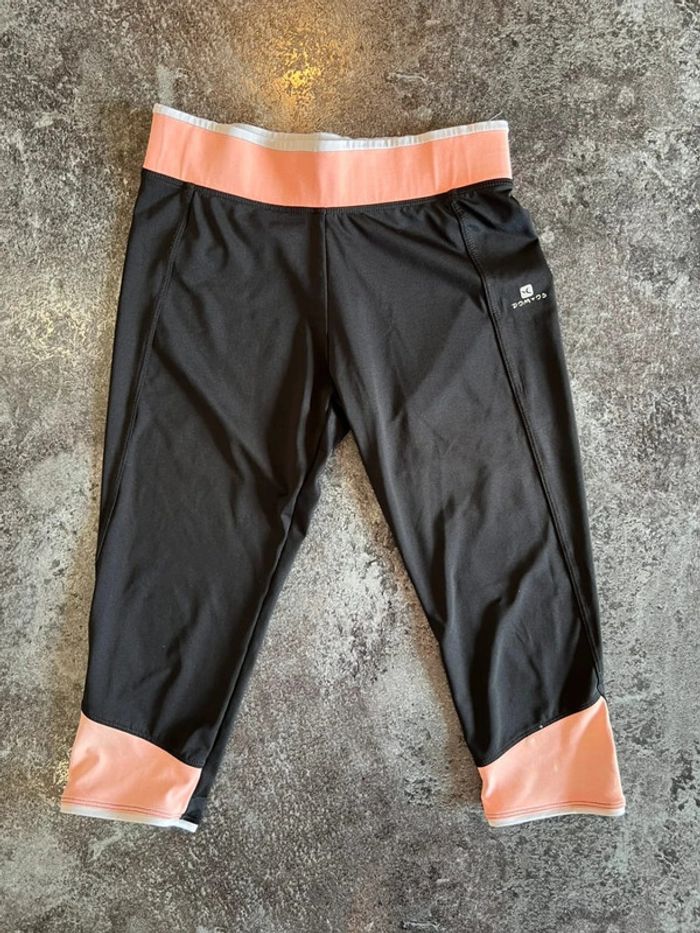 Lot 2 legging 3/4 femme Domyos taille S Set women leggings Lotto leggings donna 2er Damen Leggings - photo numéro 4