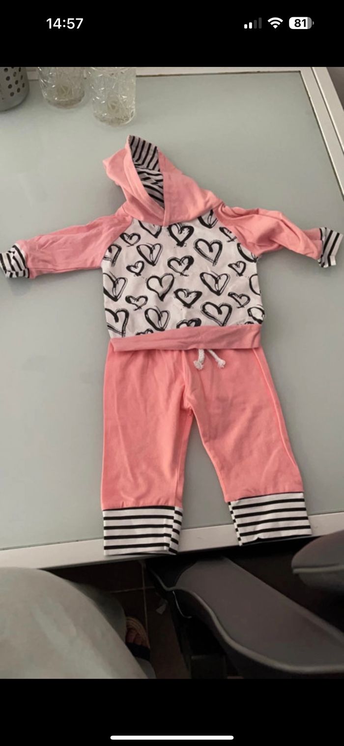 Ensemble bébé fille 0/3 mois