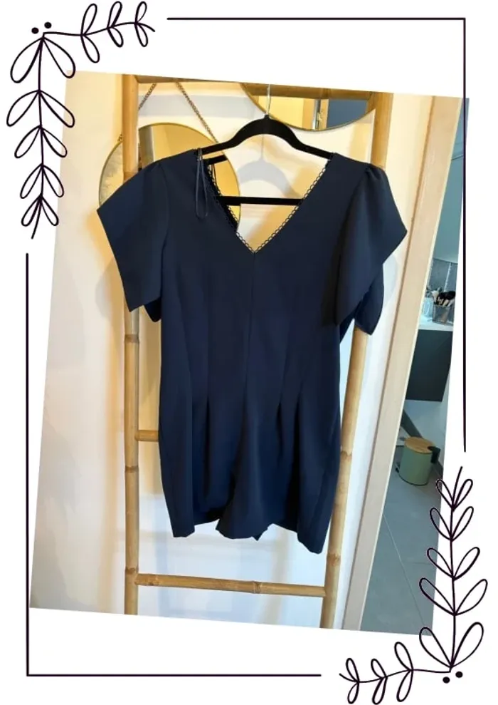 Combi short bleu marine