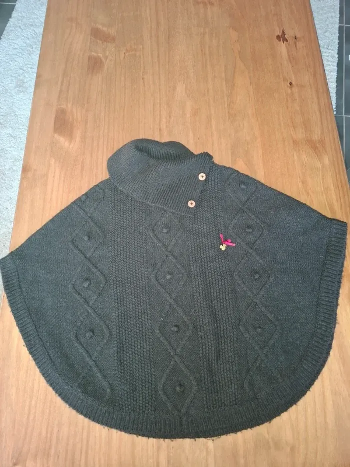 Poncho Marron Sergent Major 8/10 ans