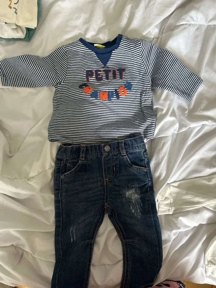 Ensemble bébé garçon tape à l’œil 6 mois
