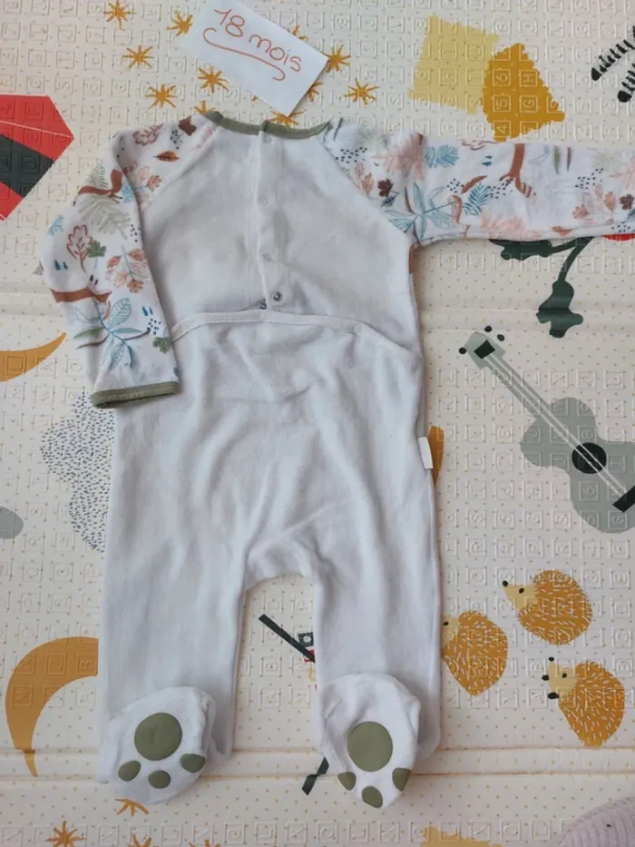 Pyjama velours Petit Beguin - photo numéro 3