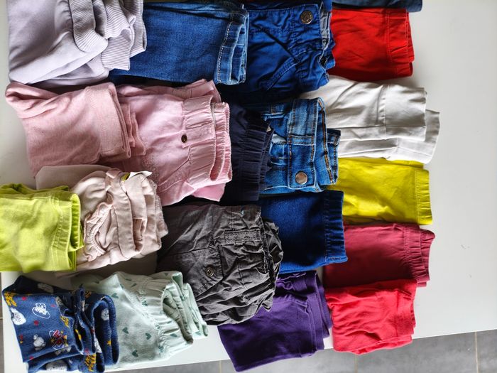 Lot de  pantalons fille 3 mois - photo numéro 4