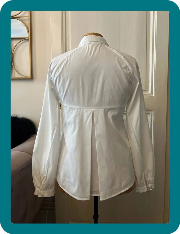 Chemise popeline blanche manches raglantes longues taille 36 - Anne Fontaine - photo numéro 5