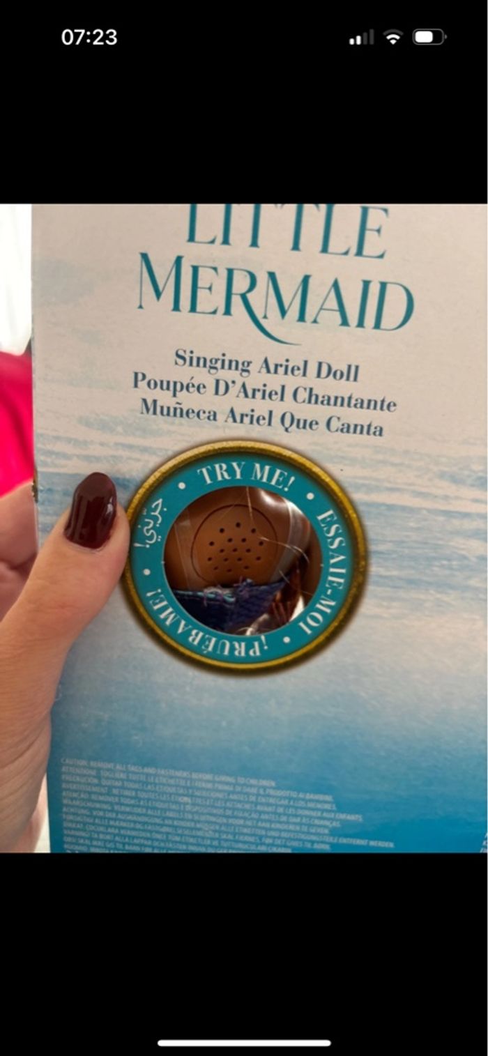 Coffret poupée ariel - photo numéro 4