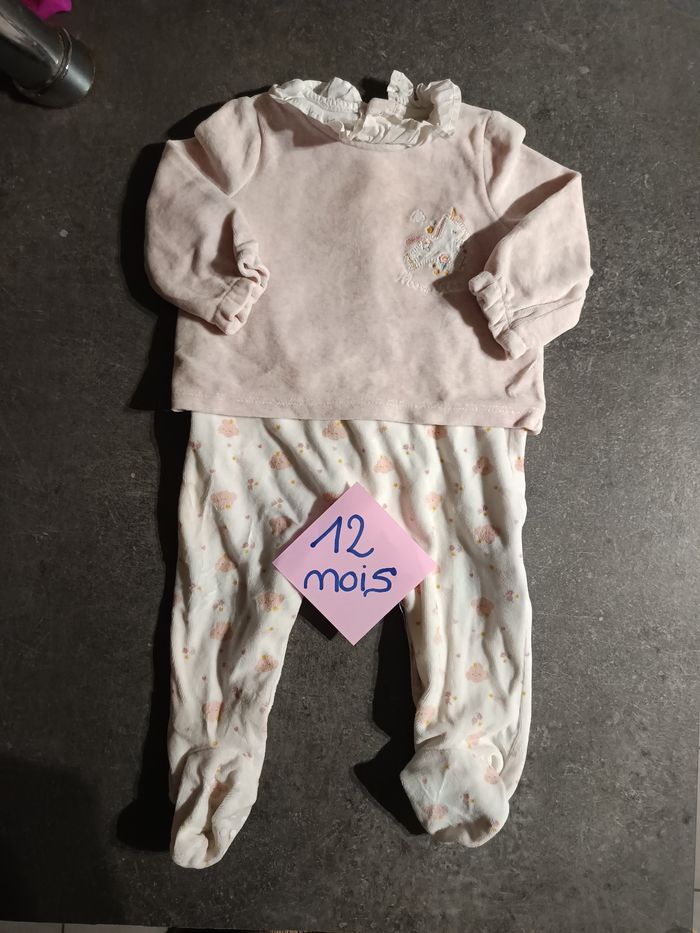 Pyjama licorne 🦄 sergent major 12 mois