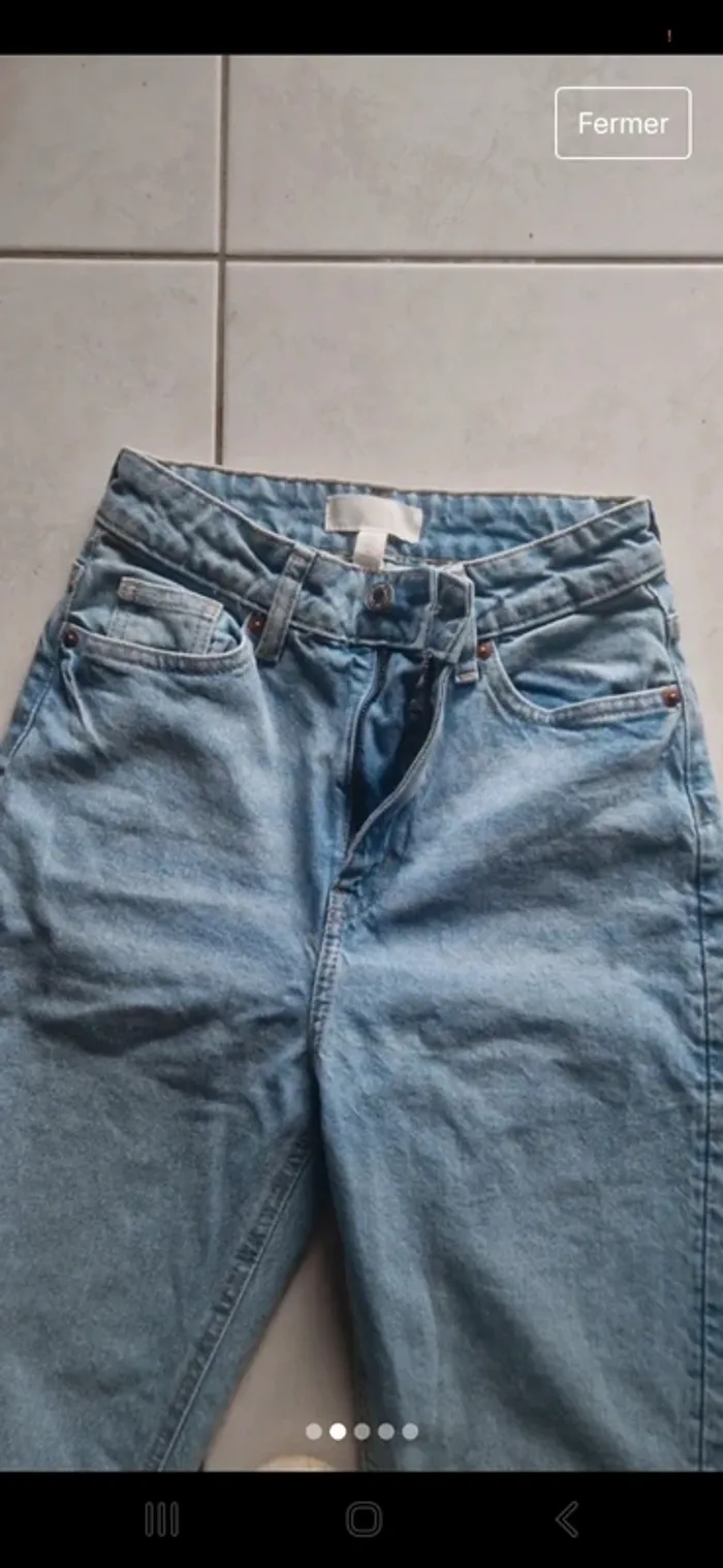 Jeans femme hm taille 34 - photo numéro 2