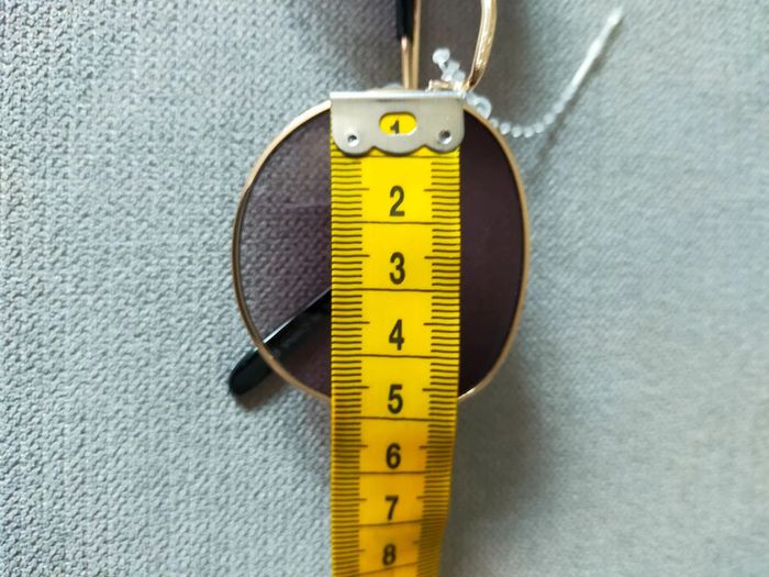 Lunettes de soleil rondes dorées & verres violets – neuves - photo numéro 5