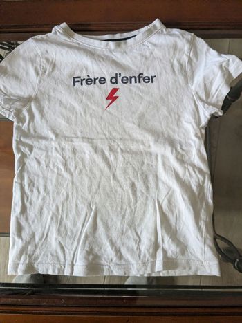 Tee shirt garçon manches courtes 5 ans