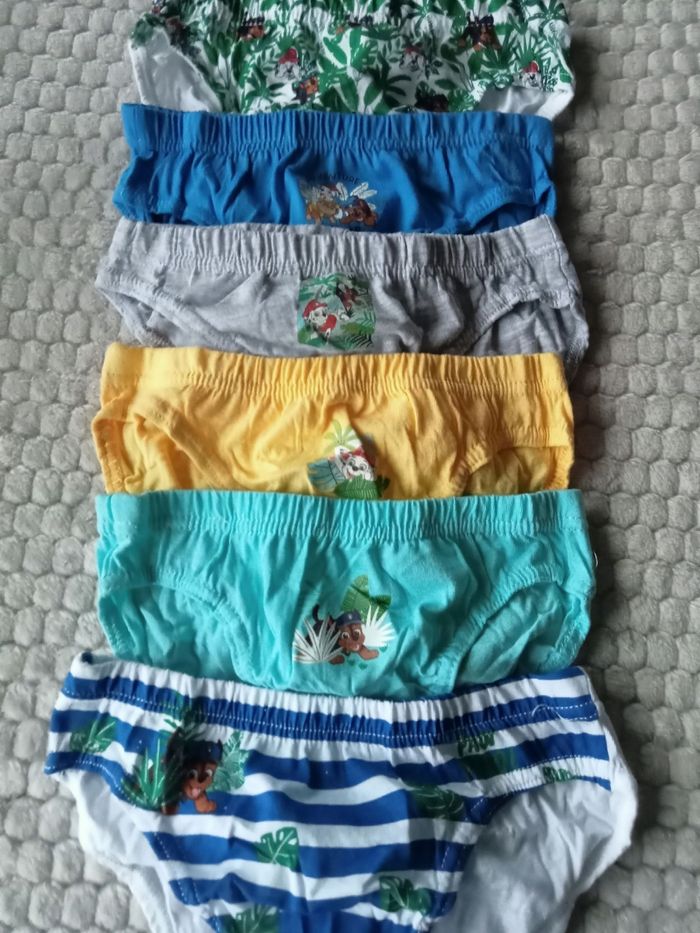 Lot 6 slips paw patrol 2/3 ans - photo numéro 3