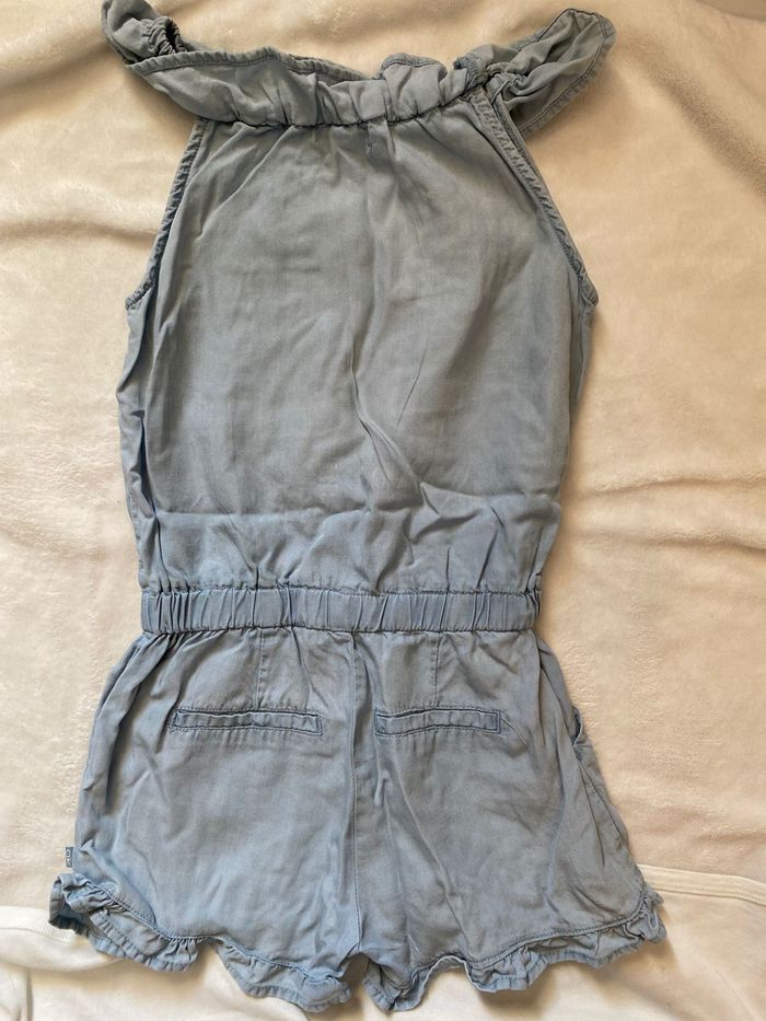 Combi-short en jean léger - photo numéro 2