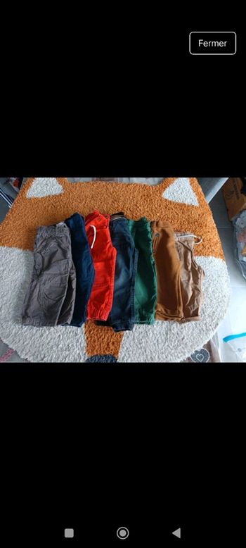 Lot de 8 pantalons joggings 18 mois obaïbi