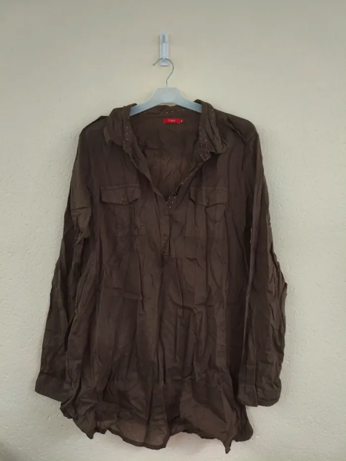Tunique marron - Tissaia - taille 46