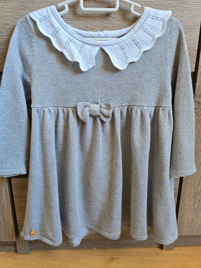 Vêtement Bébé Fille - Robe grise - Sergent Major - 24 mois 86 cm - photo numéro 4