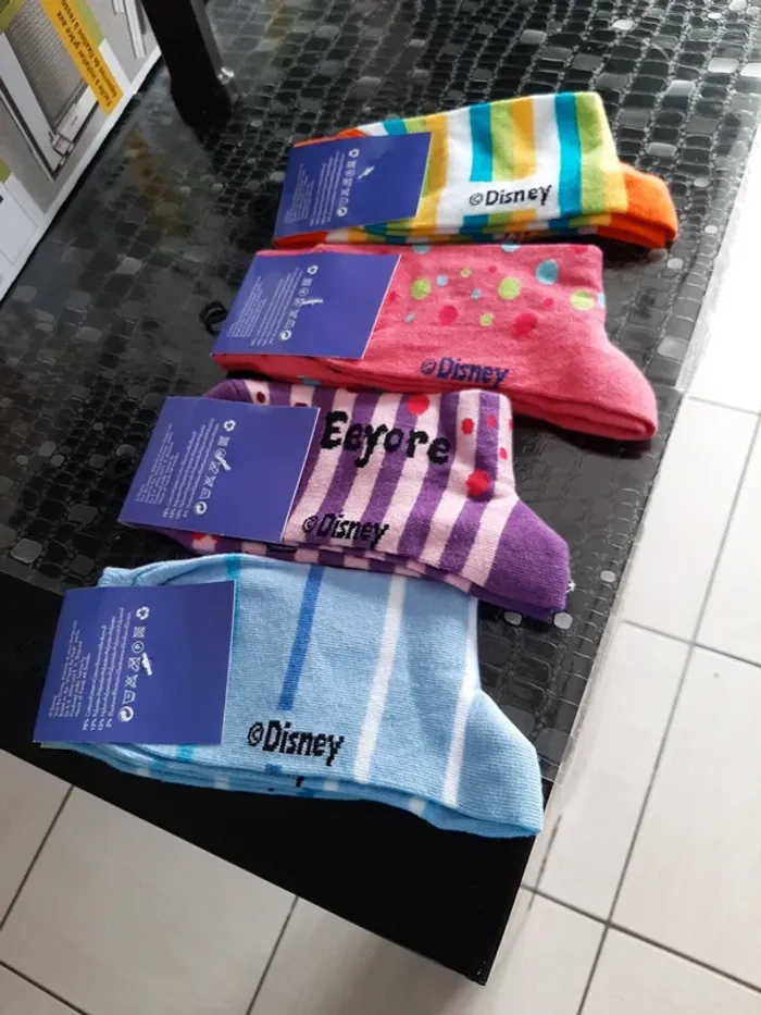 Chaussettes Disney 36-40 (lot) - photo numéro 2
